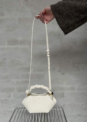 Bou mini grained bag Egret B2100139 Ganni 